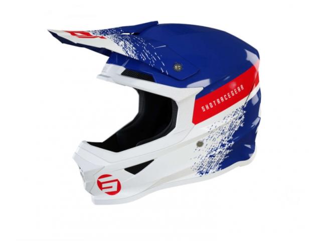 Casco SHOT Bambino Navy-White-Red